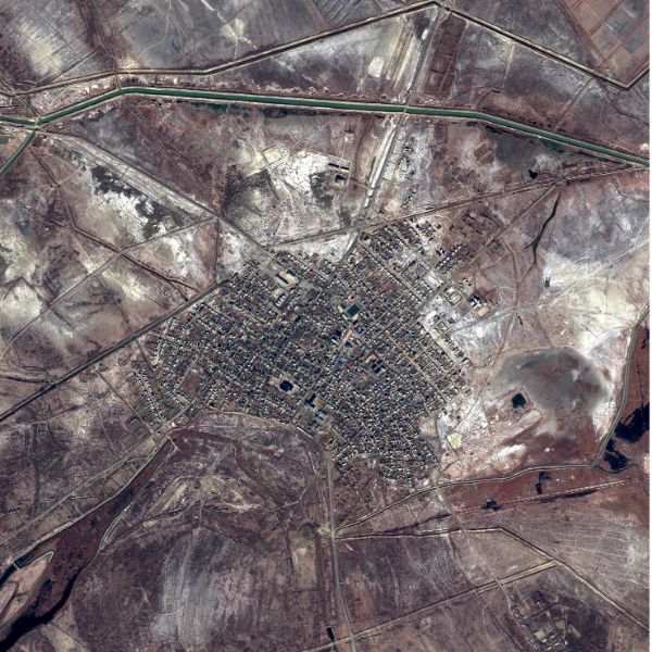 Казалинск. KazEOSat-2. 2017 год